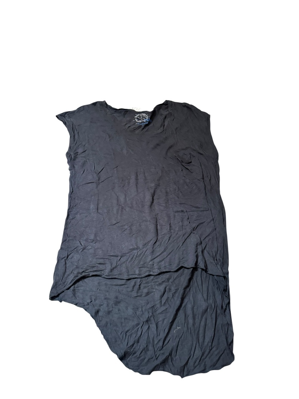 Blue Life Black Graphic Tank small